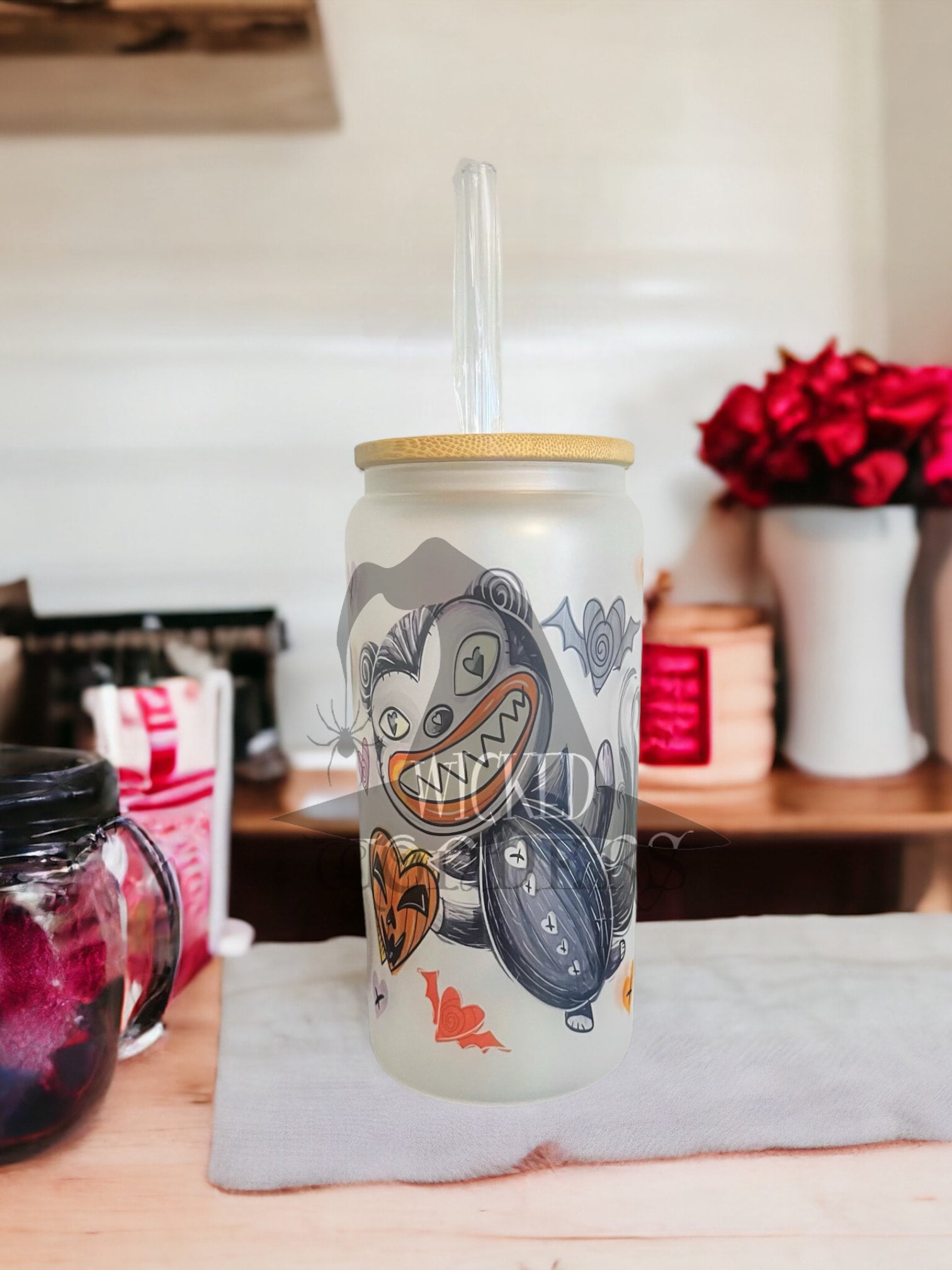 Will You Get Creepy with Me? Valentine's Day Glass Tumbler | Wicked